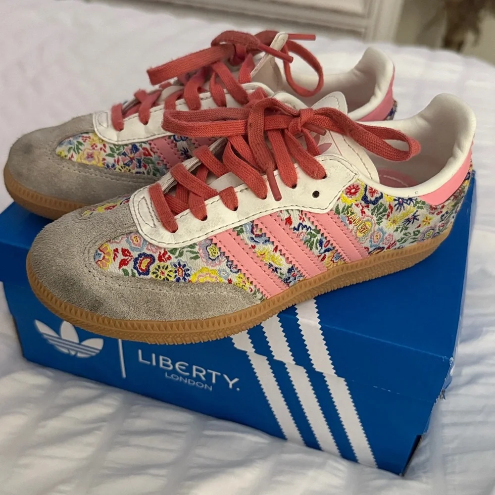 Adidas x Liberty of London Samba OG Girls Sneakers Floral Kids Collab